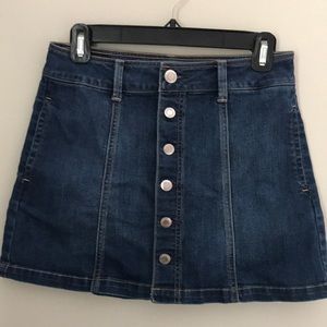Denim miniskirt